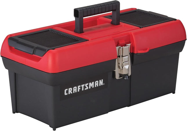 CRAFTSMAN Tool Box, Lockable, 16 in., Red/Black (CMST16901)