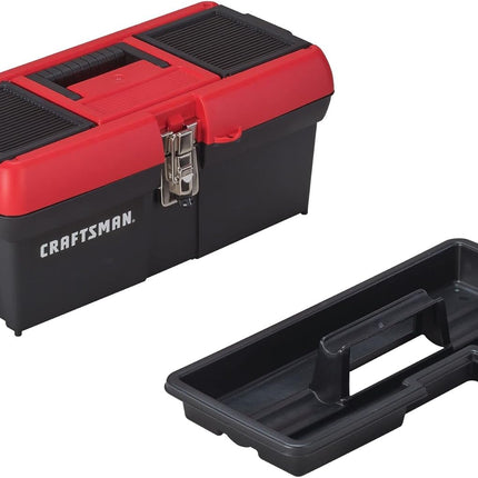 CRAFTSMAN Tool Box, Lockable, 16 in., Red/Black (CMST16901)