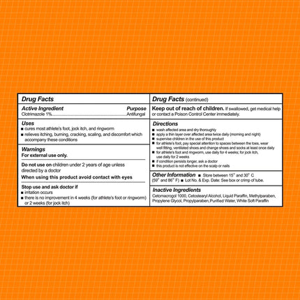 Pcs CareAll Clotrimazole Antifungal Cream 1% USP 1.0 oz, Cures Most Athlete’s Foot, Jock Itch and Ringworm, Sooths and Relieves Itching, Burning and Cracking from These Conditions
