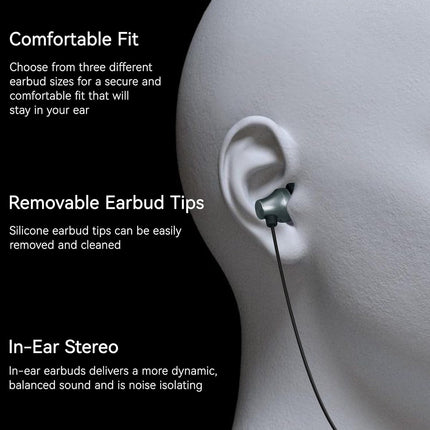 iRAG A101 Wired Earbuds Headphones for School Noise Isolating in-Ear Earphones with Microphone Remote with 3.5mm Plug in Audio Jack (Gun Metal)