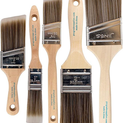 Pro Grade - Paint Brushes - 5 Ea - Paint Brush Set