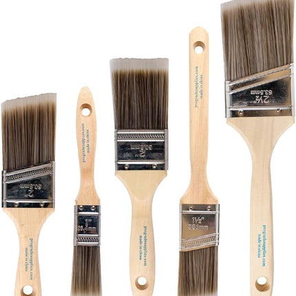 Pro Grade - Paint Brushes - 5 Ea - Paint Brush Set