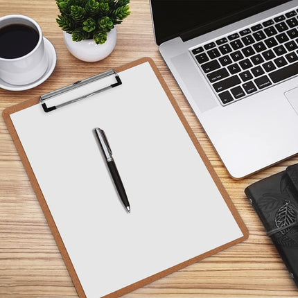 Clipboards, HERKKA Hardboard Office Clipboards Low Profile Clip Standard A4 Letter Size, ECO Friendly
