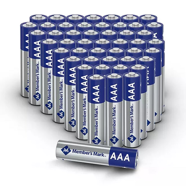 Member's Mark Alkaline AAA Batteries (48 Pack) (Copy)