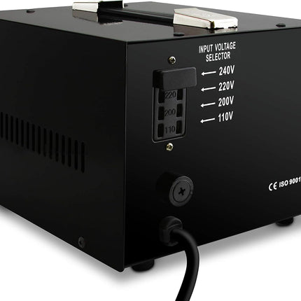 ROCKSTONE POWER 2000 Watt Voltage Converter Transformer - Heavy Duty Step Up/Down AC 110V/120V/220V/240V Power Converter - Circuit Breaker Protection – DC 5V USB Port - CE Certified [3-Year Warranty]