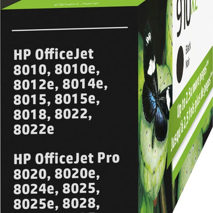 HP - 910XL High-Yield Ink Cartridge - Black