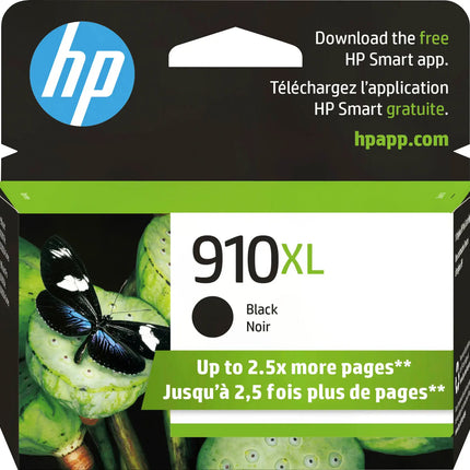 HP - 910XL High-Yield Ink Cartridge - Black