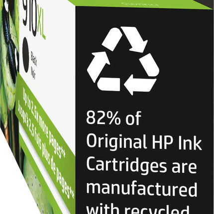 HP - 910XL High-Yield Ink Cartridge - Black