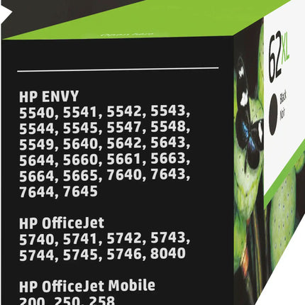 HP - 62XL High-Yield Ink Cartridge - Black