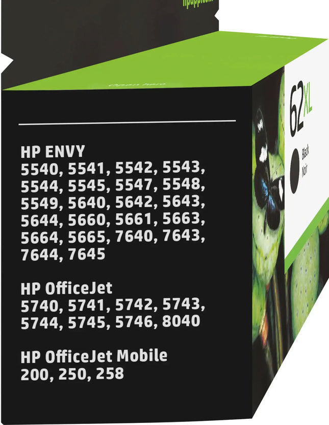 HP - 62XL High-Yield Ink Cartridge - Black