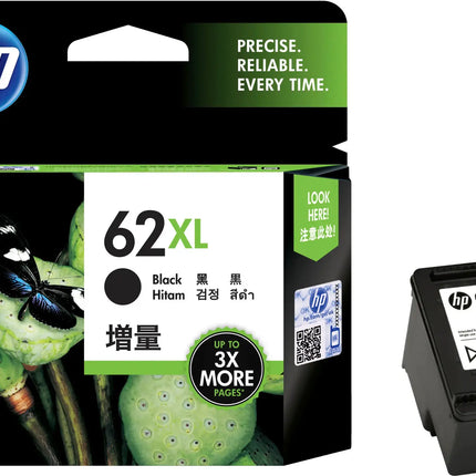 HP - 62XL High-Yield Ink Cartridge - Black