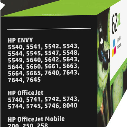 HP - 62XL High-Yield Ink Cartridge - Tri-Color