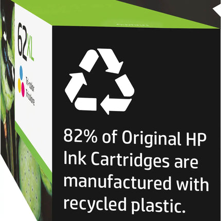 HP - 62XL High-Yield Ink Cartridge - Tri-Color