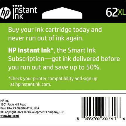 HP - 62XL High-Yield Ink Cartridge - Tri-Color