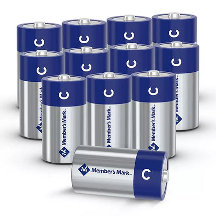 Member's Mark Alkaline C Batteries (12 Pack)