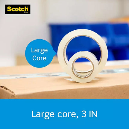 Scotch Heavy Duty Shipping Packaging Tape, 1.88" x 60.15 yd