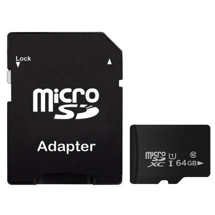 64GB High Speed Class 10 Micro SD(TF) Memory Card from Taiwan, (100% Real Capacity)