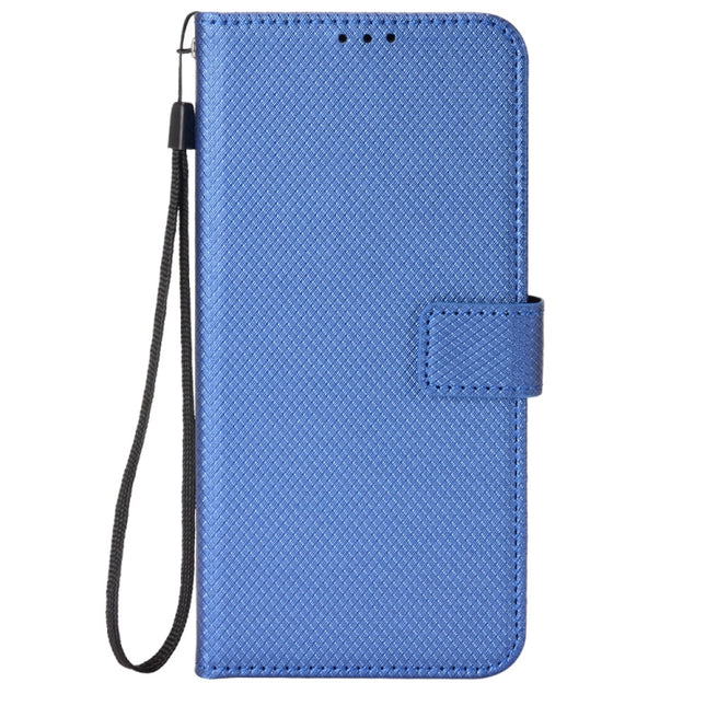 For Ulefone Note 16 Pro Diamond Texture Leather Phone Case(Blue)