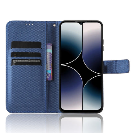 For Ulefone Note 16 Pro Diamond Texture Leather Phone Case(Blue)