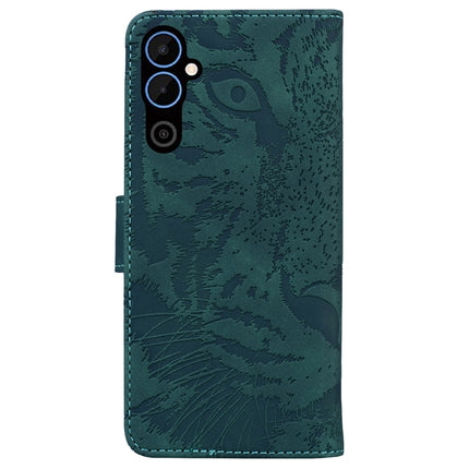 For Tecno Pova Neo 2 Tiger Embossing Pattern Leather Phone Case(Green)