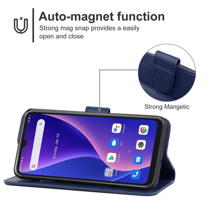 Leather Phone Case For Blackview Oscal C60(Blue)