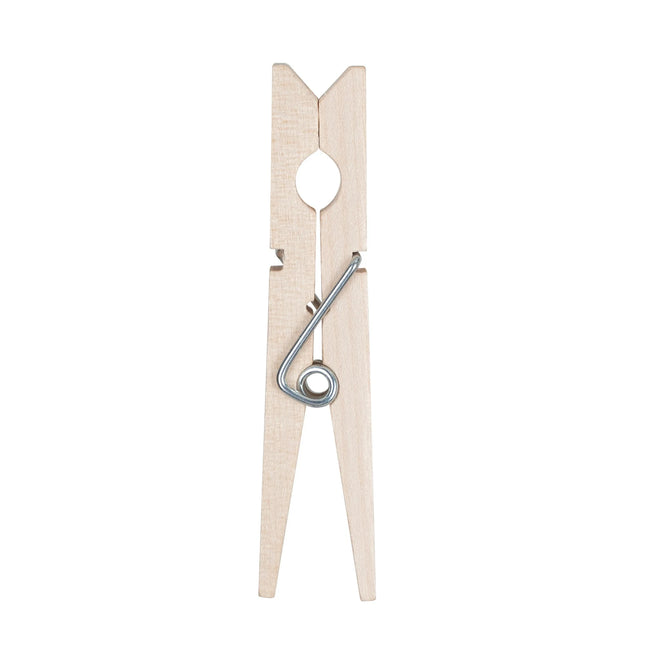 Mainstays Wood Clothes Pins, Beige, 50 Count
