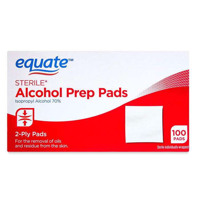 Equate Sterile Alcohol Prep Pads