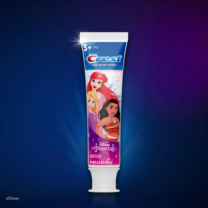 Crest Kid's Toothpaste Featuring Disney Princesses, Bubblegum Flavor, 4.2 oz