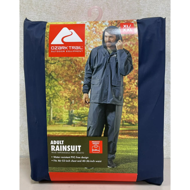 Ozark Trail Adult Eva Rainwear Suit, Men's, XL/XXL, Fits 46-52-inch Chest and 40-46-inch Waist