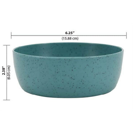 Mainstays 38-Ounce Round Plastic Cereal Bowl, Dark Blue