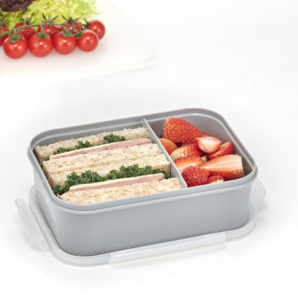 Mainstays Food Storage Container, Rectangle Gray 40oz Capacity