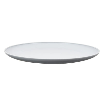 Mainstays - Gray Round Plastic Plate, 10.5 inch