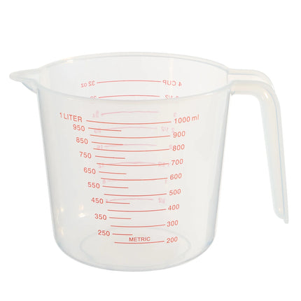 Mainstays 4 Cup PP Plastic Measuring Cup, 32 oz, Clear