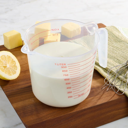 Mainstays 4 Cup PP Plastic Measuring Cup, 32 oz, Clear