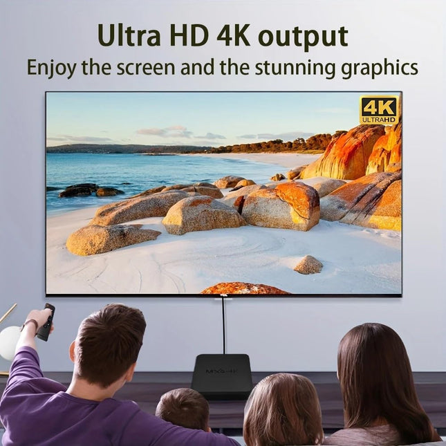 MXQ Pro 5G Android 13.1 TV Box 2024 Upgraded Ram 2GB ROM 16GB Android Smart Box H.265 HD 3D Dual Band2.4G/5.8G WiFi Quad Core Smart Home Media Player