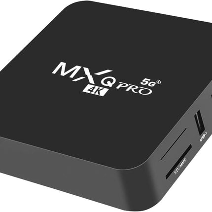 MXQ Pro 5G Android 13.1 TV Box 2024 Upgraded Ram 2GB ROM 16GB Android Smart Box H.265 HD 3D Dual Band2.4G/5.8G WiFi Quad Core Smart Home Media Player