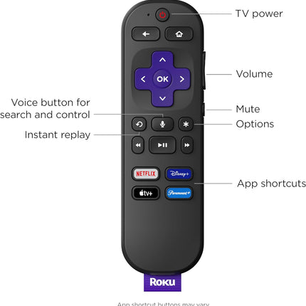 Roku Express 4K+ | Roku Streaming Device 4K/HDR, Roku Voice Remote, Free & Live TV