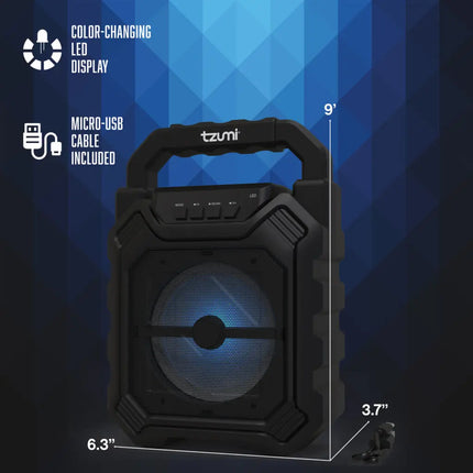 Tzumi SoundBoost Wireless Compact Bluetooth Speaker