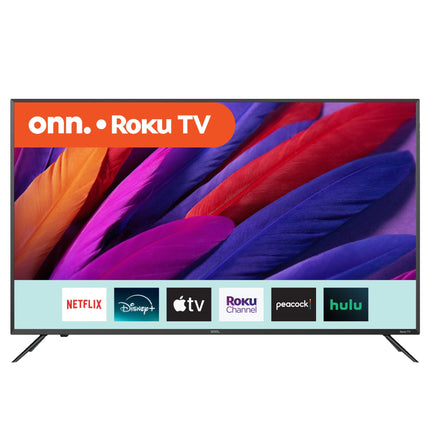 onn. 50� Class 4K UHD (2160P) LED Roku Smart Television HDR (100012585)