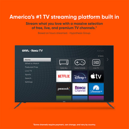 onn. 32� Class HD (720P) LED Roku Smart Television (100012589)