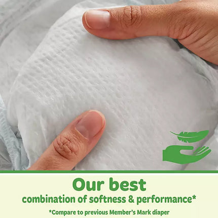 Member's Mark Premium Baby Diapers, Size 1 - 176 ct.(8-14 lbs.)