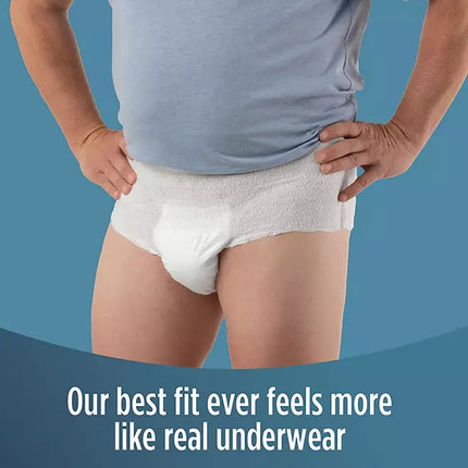 Member's Mark Total Protection Incontinence Underwear for Men, Large/Extra Large