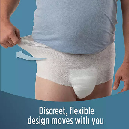 Member's Mark Total Protection Incontinence Underwear for Men, Large/Extra Large