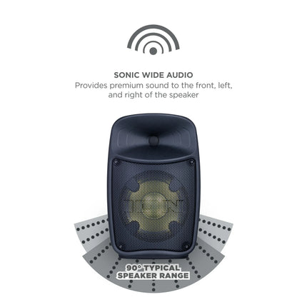 ION Audio Pro Glow Express | High-power Bluetooth-enabled speaker system with premium wide sound and lights