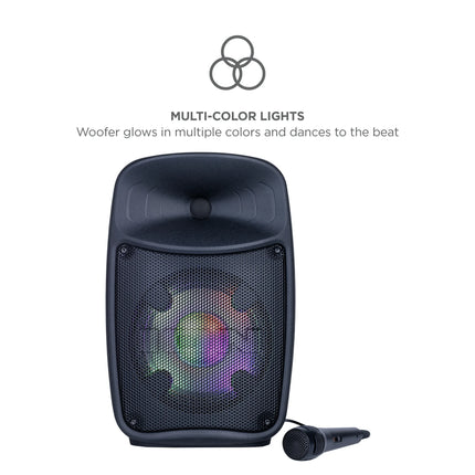 ION Audio Pro Glow Express | High-power Bluetooth-enabled speaker system with premium wide sound and lights