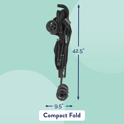 Kolcraft Cloud Umbrella Unisex Stroller Black for Child/Toddler