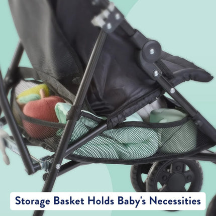 Kolcraft Cloud Umbrella Unisex Stroller Black for Child/Toddler