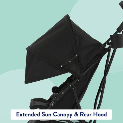 Kolcraft Cloud Umbrella Unisex Stroller Black for Child/Toddler