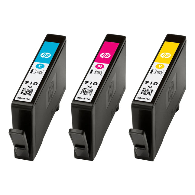 HP 910XL High Yield Ink Cartridge, Tri-Color