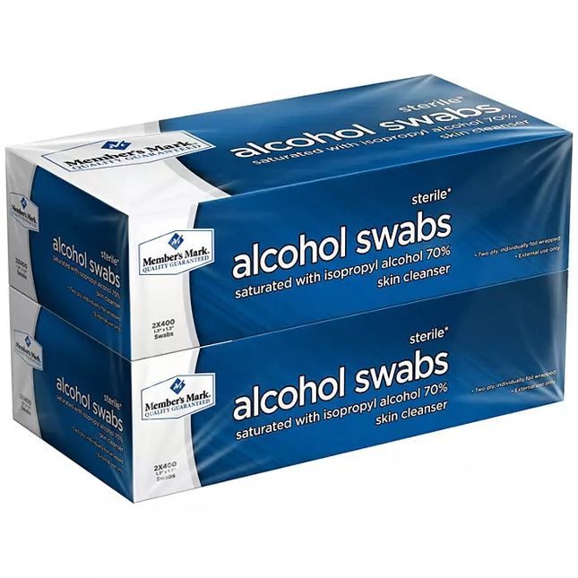 Member's Mark Sterile Alcohol Swabs, 70% Isopropyl Alcohol